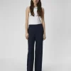 Object Pants<Lissey Wide Leg Pants (Navy)