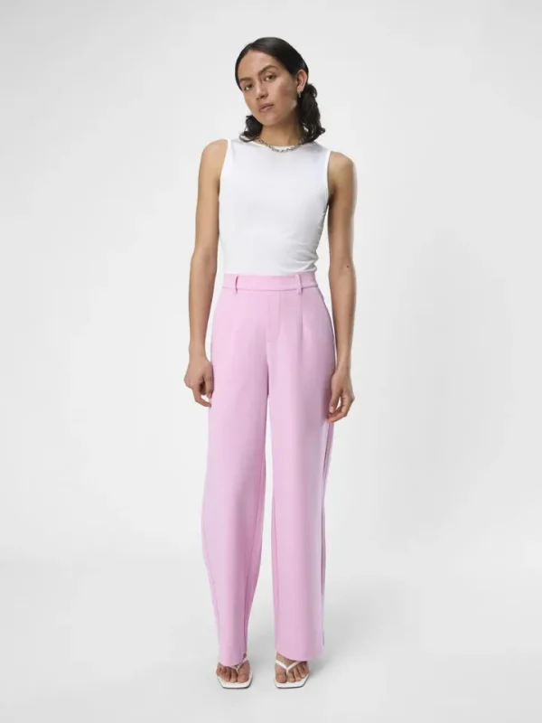 Object Pants<Lissey Wide Leg Pants (Pastel Lavender)