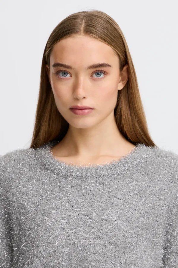 Ichi Jumpers & Cardigans<Lizzie Metallic Jumper