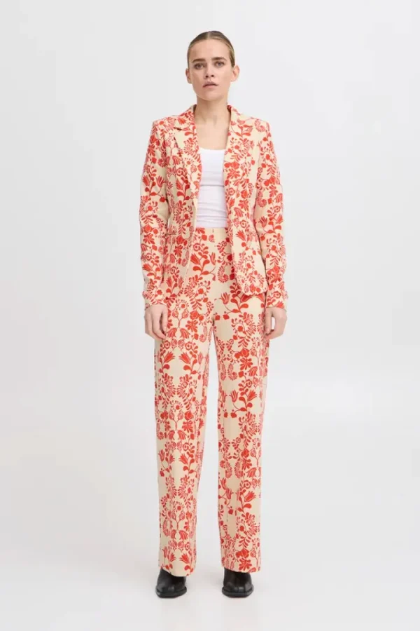 Ichi Jackets | Coats<Lizzy Blazer (Fiesta Flower)