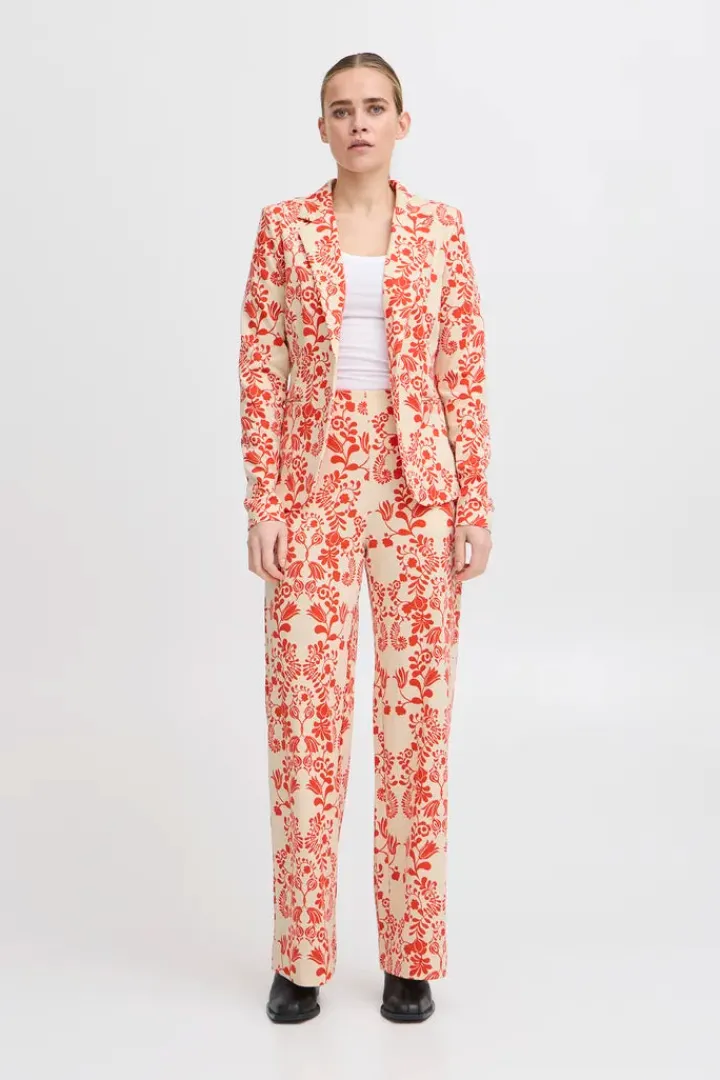 lizzy_blazer_fiesta_flowe_0.webp Ichi Jackets | Coats<Lizzy Blazer (Fiesta Flower)