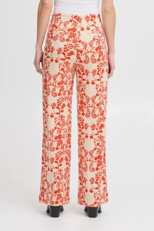 Ichi Pants | Co-Ords<Lizzy Wide Leg Pants (Fiesta Flower)