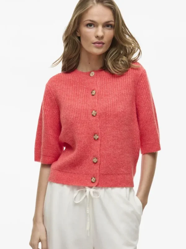 Vila Jumpers & Cardigans<Lola Short Sleeve Cardigan (Dubarry)