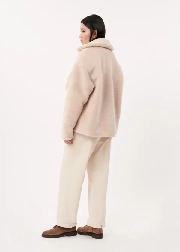 Frnch Coats<Lonnie Faux Fur Coat (Cream)