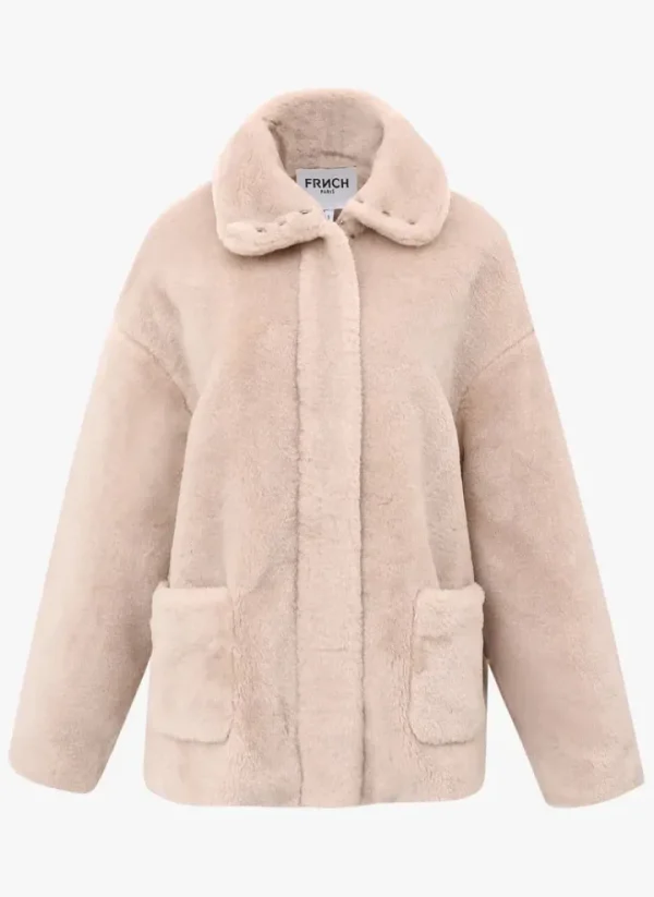 Frnch Coats<Lonnie Faux Fur Coat (Cream)