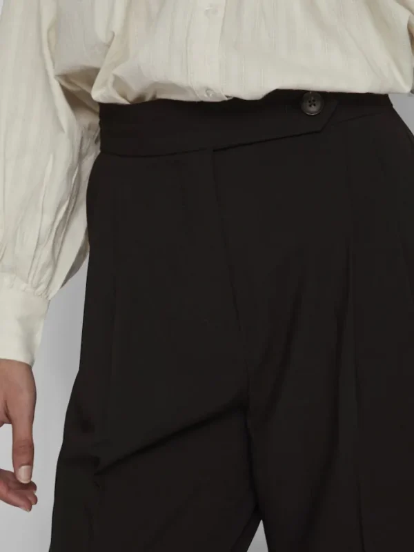 Vila Rouge Pants<Lory High Waisted Pleated Pants