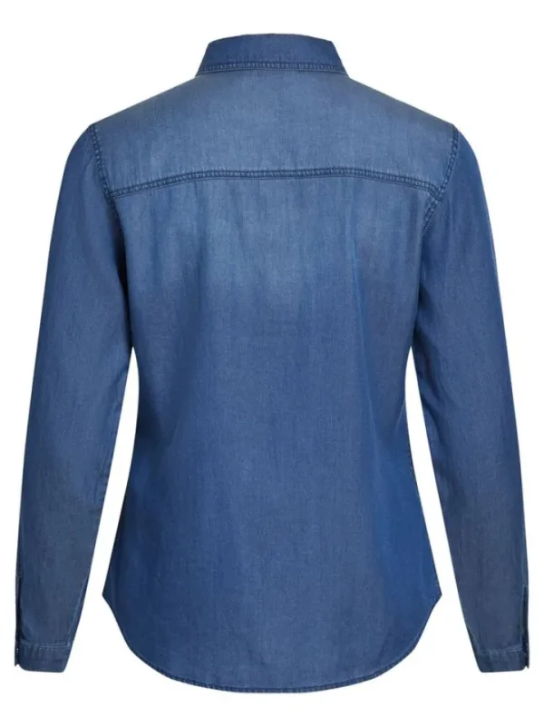 Vila Shirts & Blouses<Luca Denim Shirt (Dark Wash)