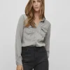 Vila Shirts & Blouses<Luca Denim Shirt (Light Grey)