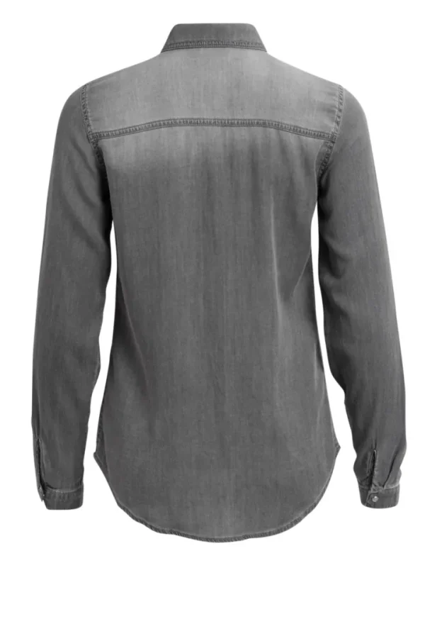 Vila Shirts & Blouses<Luca Denim Shirt (Light Grey)