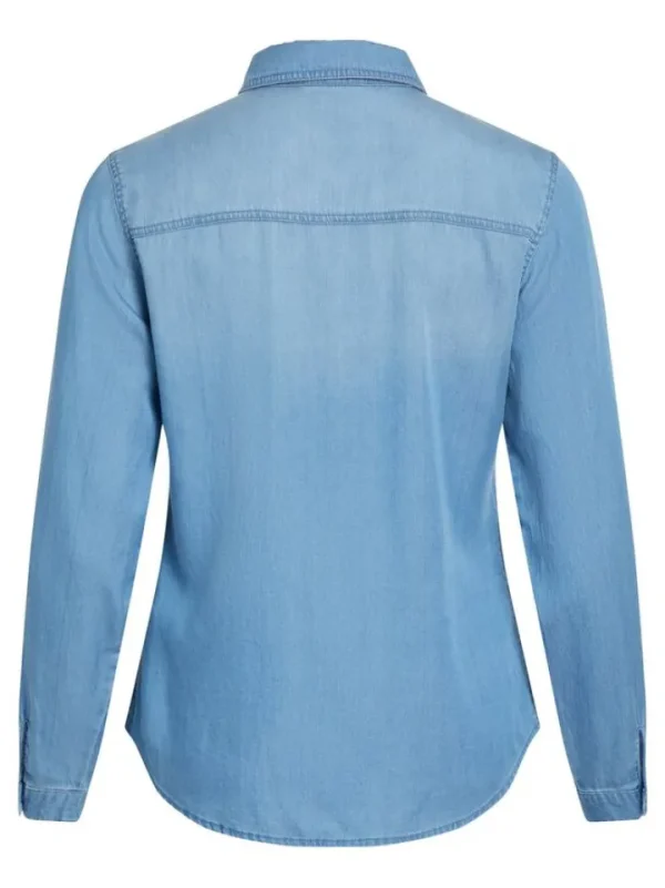 Vila Shirts & Blouses<Luca Denim Shirt (Medium Blue)