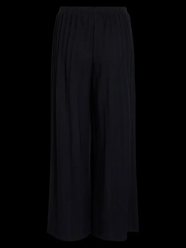 Vila Pants | Co-Ords<Lucea High Waisted Wide Leg Pants (Black)