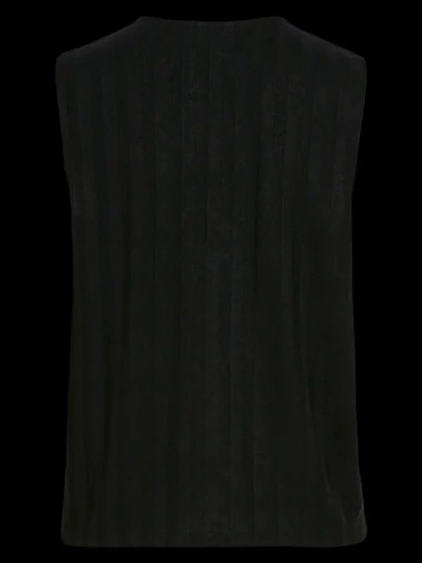 Vila Camis & Vests | Jumpers & Cardigans<Lucea V-Neck Vest (Black)