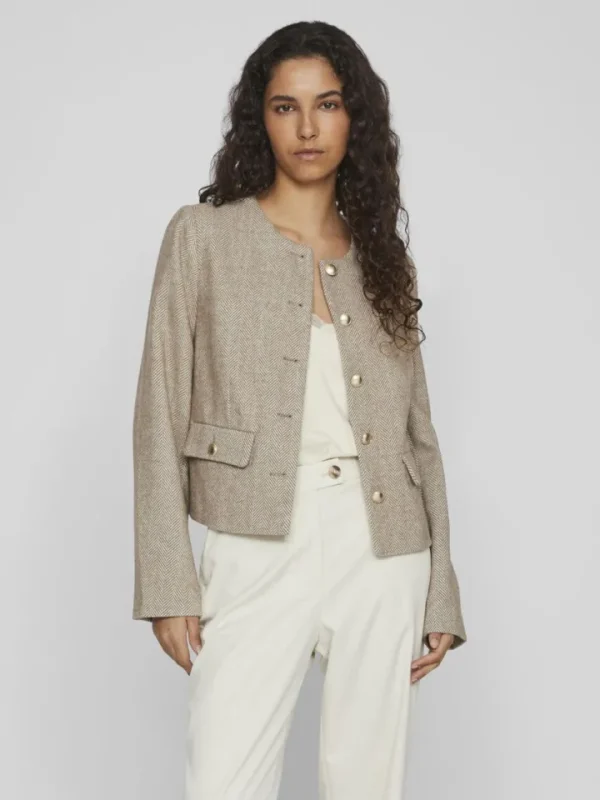Vila Jackets<Lucia Jacket (Birch/Beige)