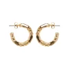 Pieces Jewellery<LULU HOOP EARRINGS (GOLD)