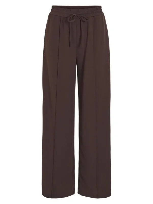 Vila Pants<Luna Wide Leg Pants (Coffee Bean)
