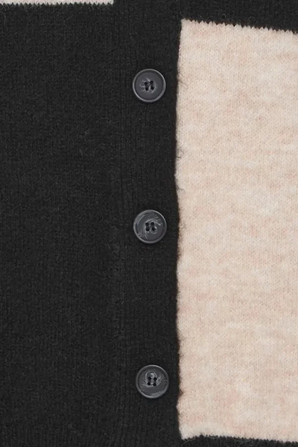 Ichi Jumpers & Cardigans<LURA CARDIGAN (METEORITE CHECK)