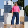 Rant & Rave Jeans<Lynsey Denim Culotte (Dark Blue)