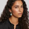 Vila Jewellery<MACY DROP EARRINGS (GREEN)