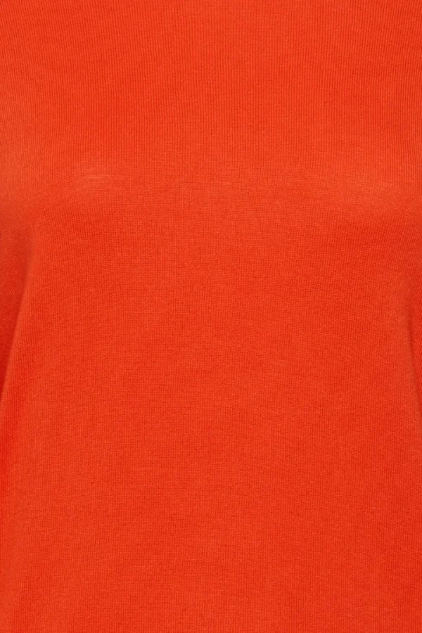 Ichi Jumpers & Cardigans<MAFAH JUMPER (ORANGE)