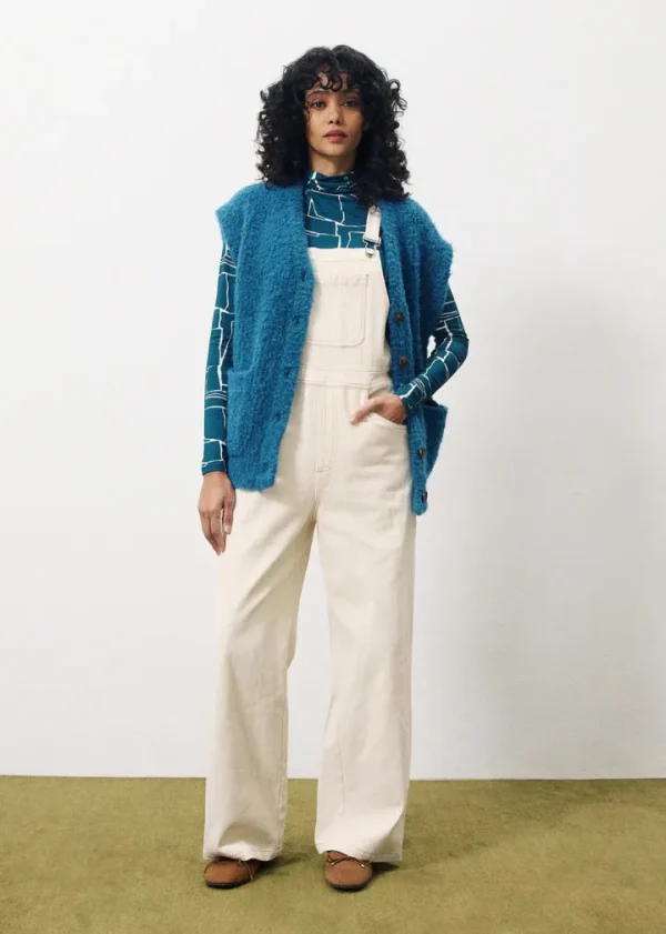 Frnch Jumpers & Cardigans<Magaly Gilet (Petrol )