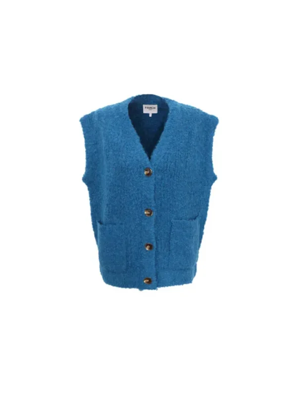 Frnch Jumpers & Cardigans<Magaly Gilet (Petrol )