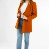 Oh Molly Jackets<Maisie Blazer Coat (Rust)