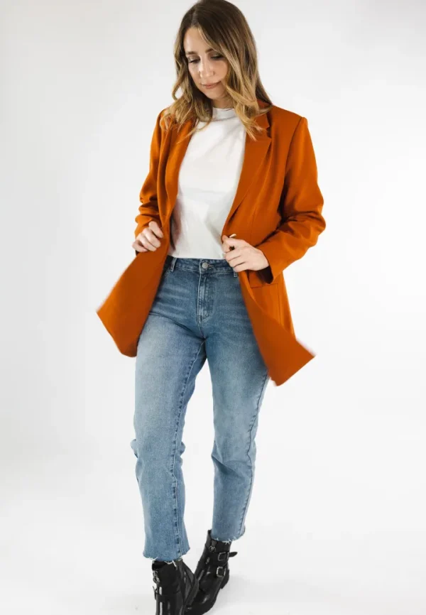 Oh Molly Jackets<Maisie Blazer Coat (Rust)
