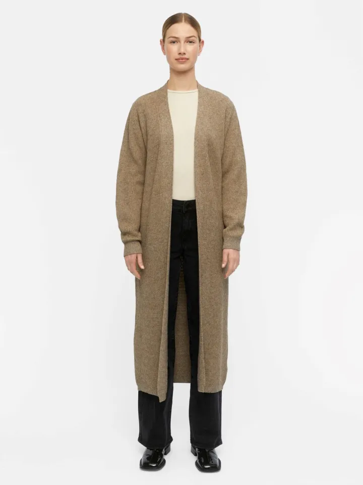 malena_cardigan_fossil_me_0.webp Object Jumpers & Cardigans<Malena Cardigan (Fossil Melange)