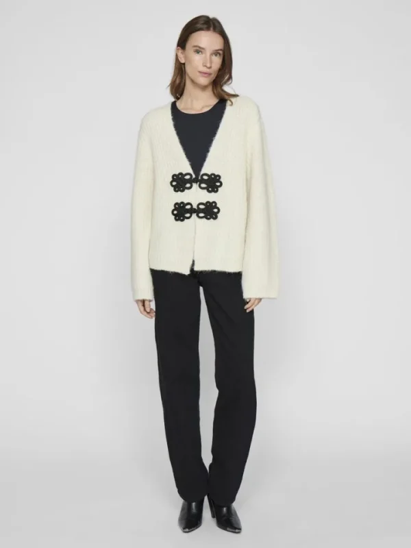 Vila Jumpers & Cardigans<Mandy Cardigan (Birch/Black)