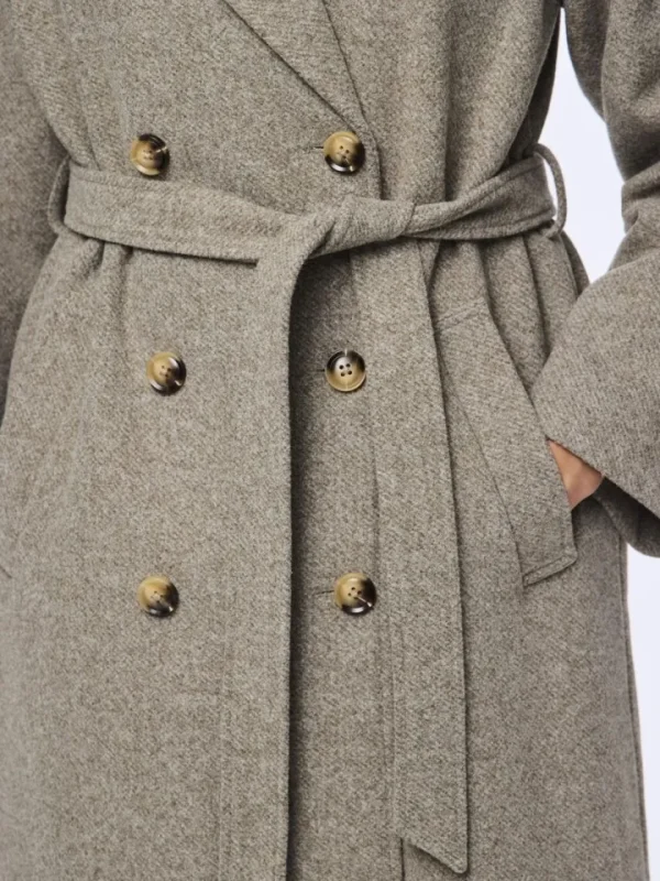 Pieces Jackets | Coats<Marbel Long Coat