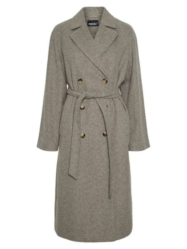 Pieces Jackets | Coats<Marbel Long Coat