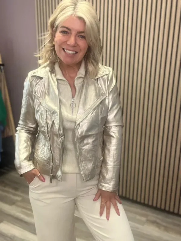 Wsl 3 Jackets<Marlie Biker Jacket (Gold)