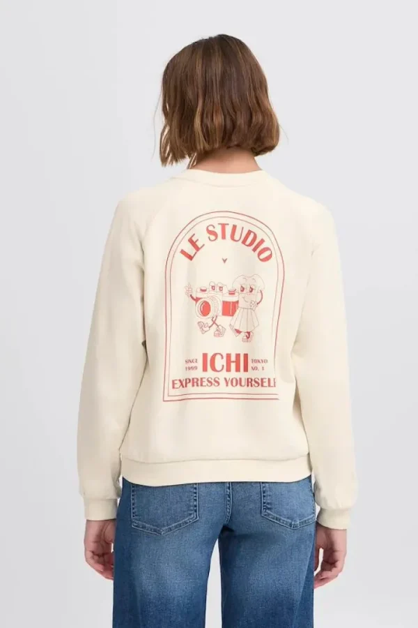 Ichi Hoodies & Sweatshirts | Jumpers & Cardigans<Marrot Sweatshirt (Birch)