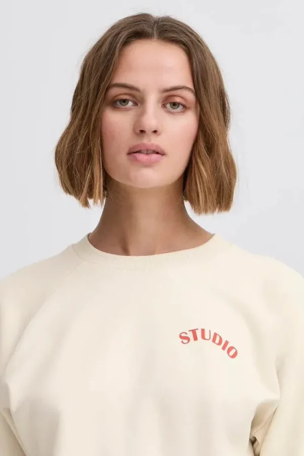 Ichi Hoodies & Sweatshirts | Jumpers & Cardigans<Marrot Sweatshirt (Birch)