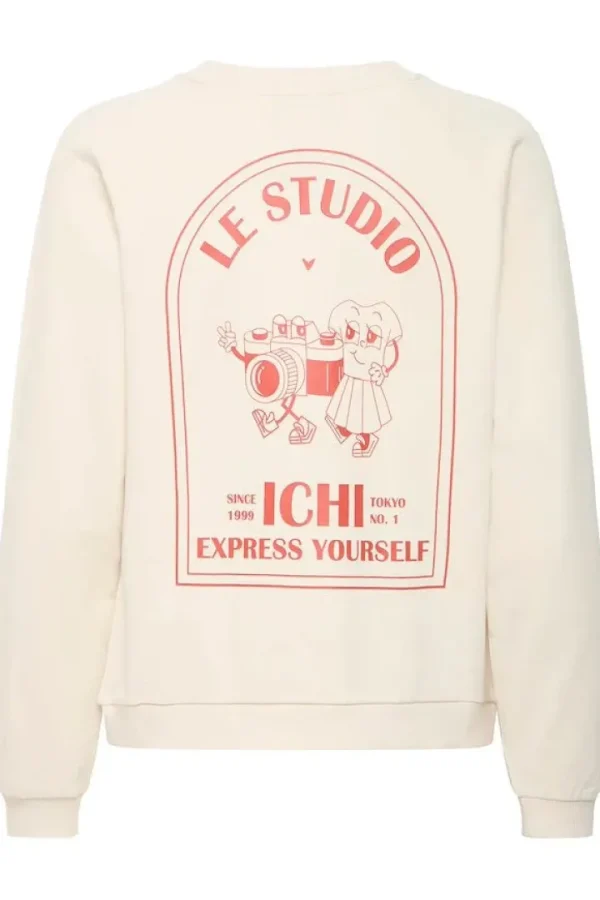Ichi Hoodies & Sweatshirts | Jumpers & Cardigans<Marrot Sweatshirt (Birch)