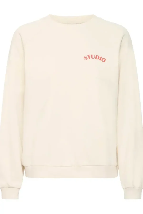 Ichi Hoodies & Sweatshirts | Jumpers & Cardigans<Marrot Sweatshirt (Birch)