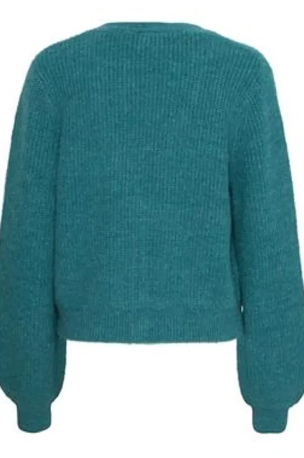 Ichi Jumpers & Cardigans<Maura Cardigan ( Green-Blue Slate)