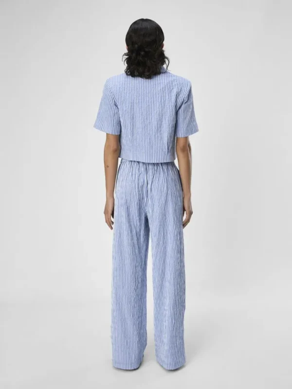 Object Pants<Maya High Waisted Pants (Palace Blue/White)