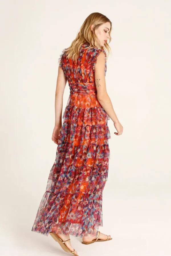 GoaGoa Occasionwear<Mercurio Long Dress (Orange)