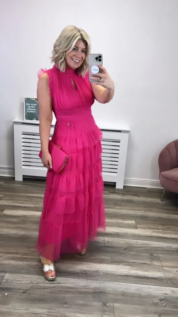 GoaGoa Occasionwear<Metis Dress (Fuxia)