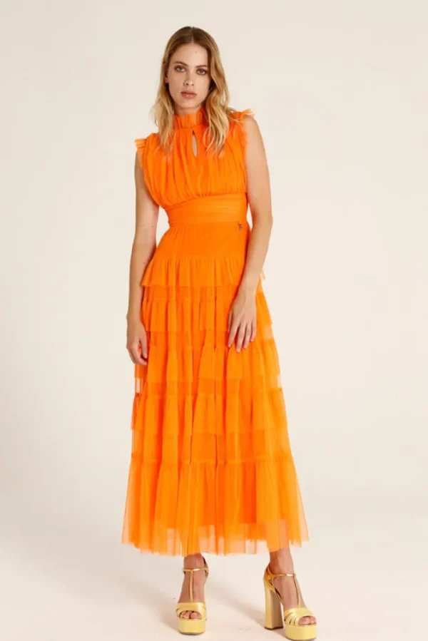 GoaGoa Occasionwear<METIS DRESS (ORANGE)