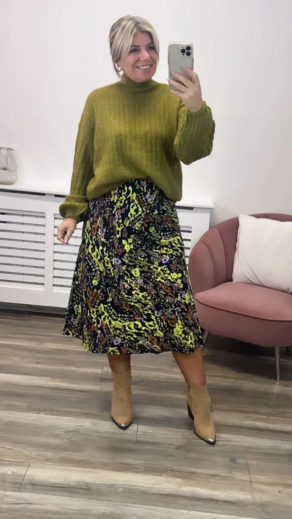 Ichi Jumpers & Cardigans<Miah Jumper (Green Moss)