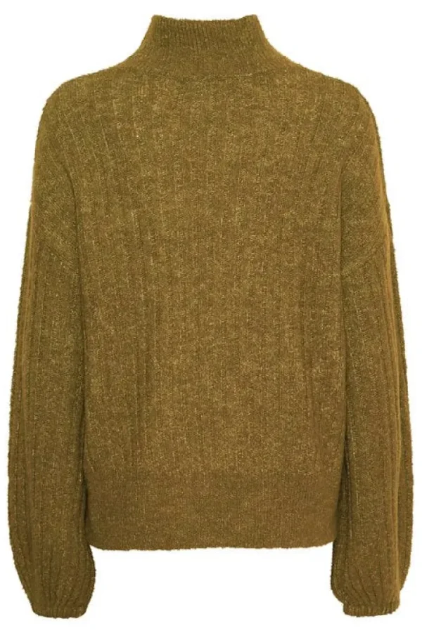 Ichi Jumpers & Cardigans<Miah Jumper (Green Moss)