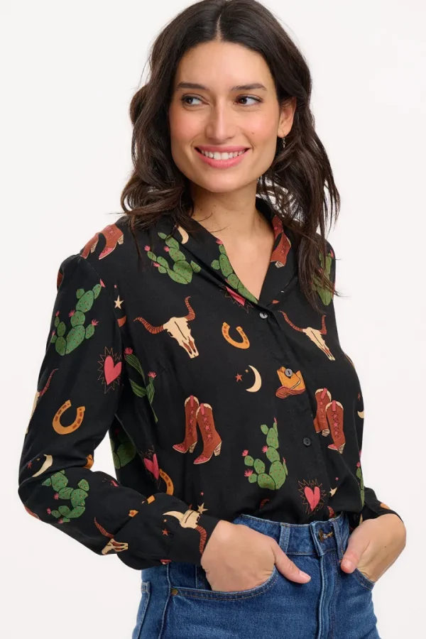 Sugarhill Shirts & Blouses<Micah Revere Shirt (/Cowgirl Print)
