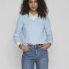 Vila Jumpers & Cardigans<MIELA V-NECK JUMPER (BLUE MELANGE)