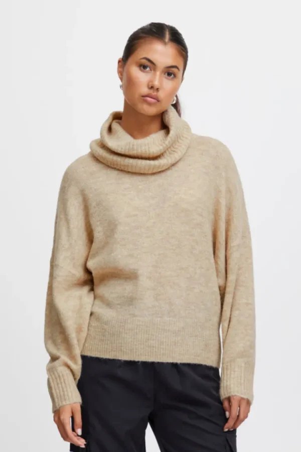 Ichi Jumpers & Cardigans<Mielan Jumper (Oatmeal)