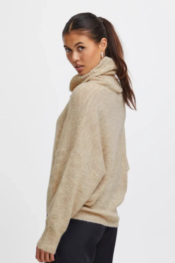 Ichi Jumpers & Cardigans<Mielan Jumper (Oatmeal)