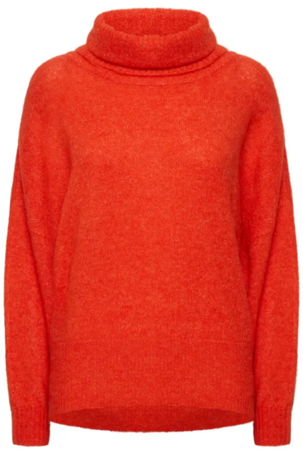 Ichi Jumpers & Cardigans<Mielan Jumper (Orange)