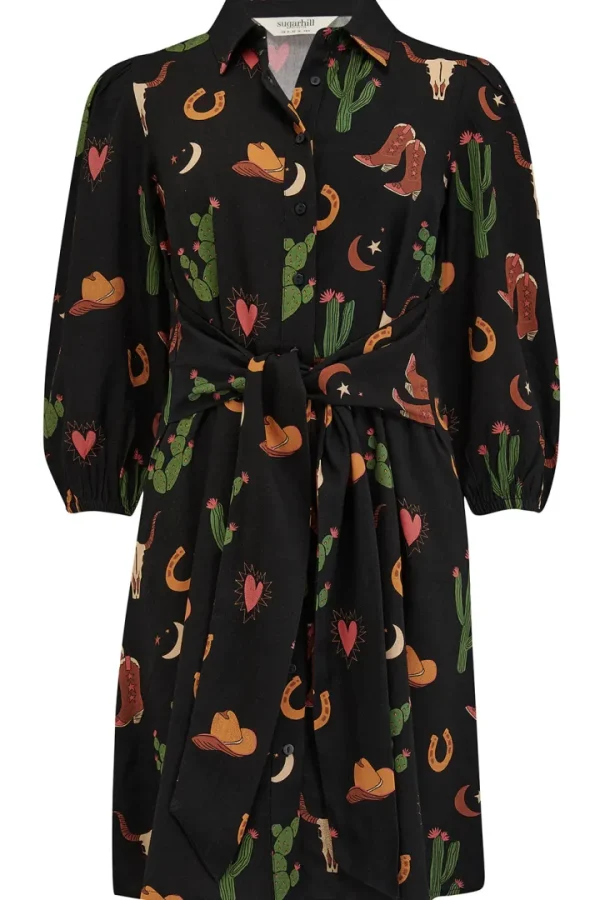 Sugarhill Dresses<Mildred Shirt Dress (/Cowgirl Print)