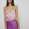 Vila Camis & Vests<Milia V-Neck Strap Top (Birch/Colourful)